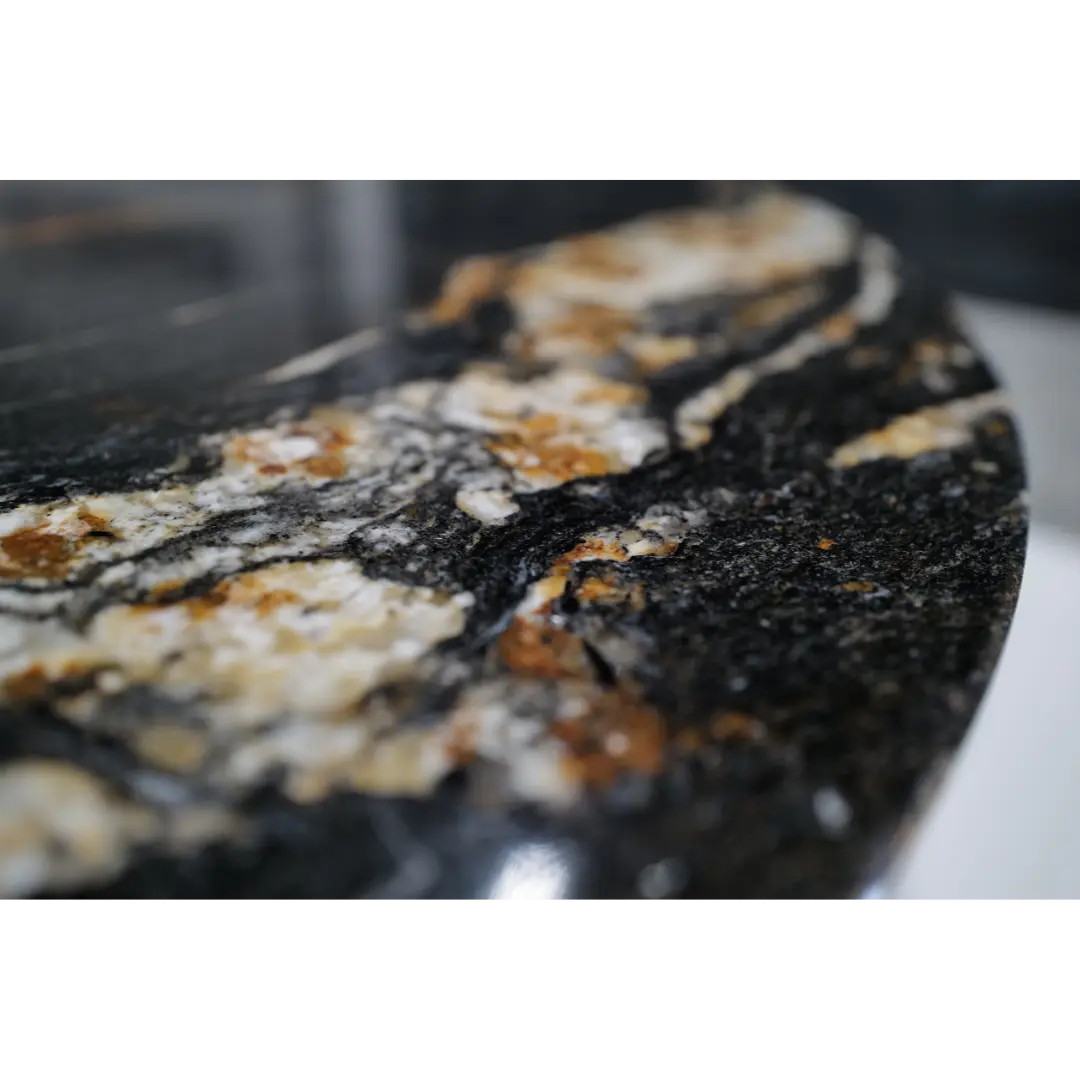 Kwartsiet Black Taurus - Rond Tafelblad ø70cm