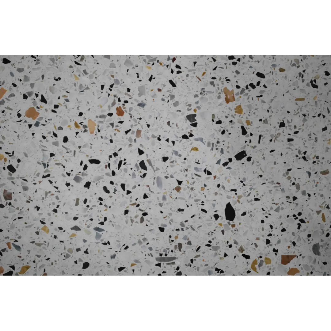 Terrazzo Wit - Rond Tafelblad ø60cm