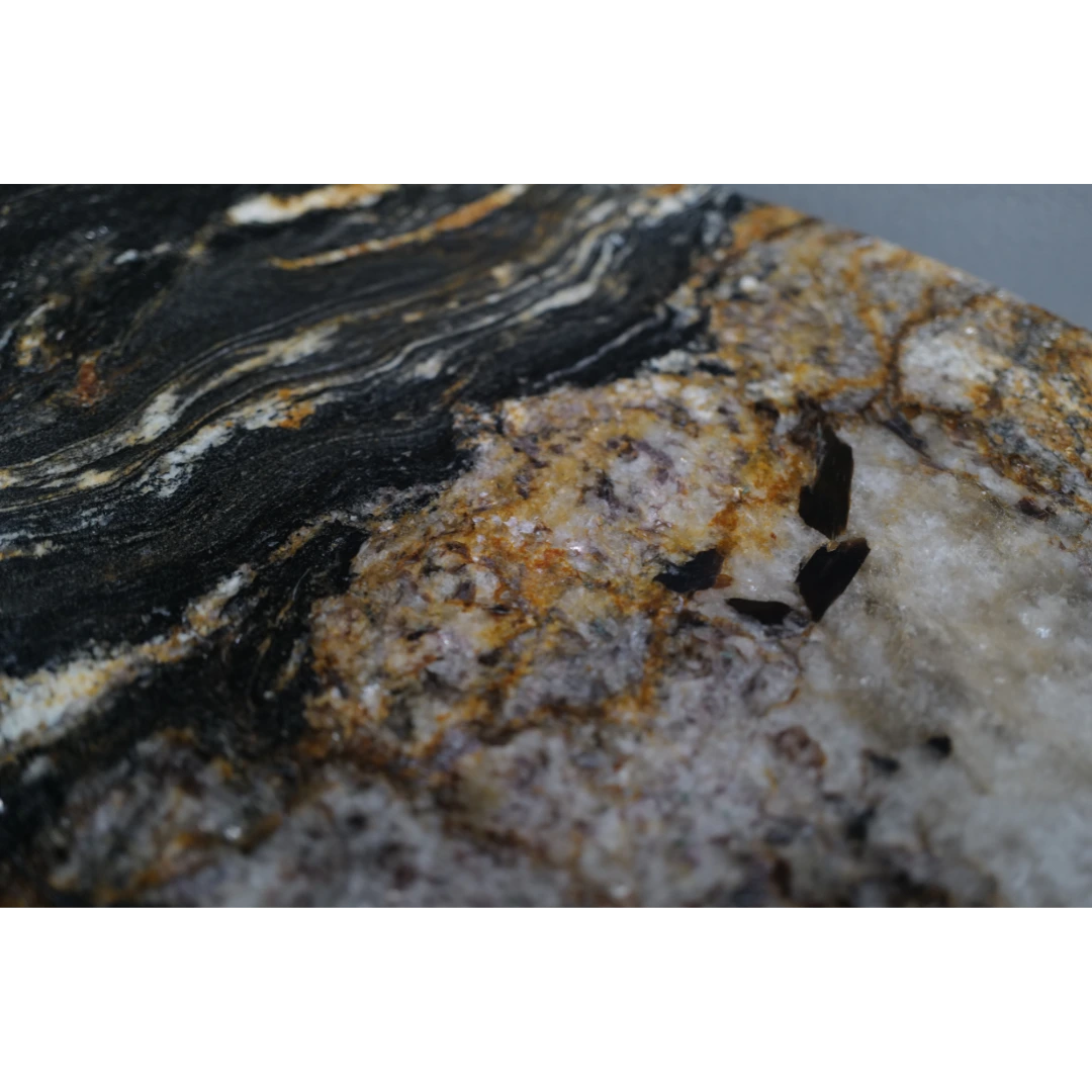 Kwartsiet Black Taurus - Rond Tafelblad ø110cm