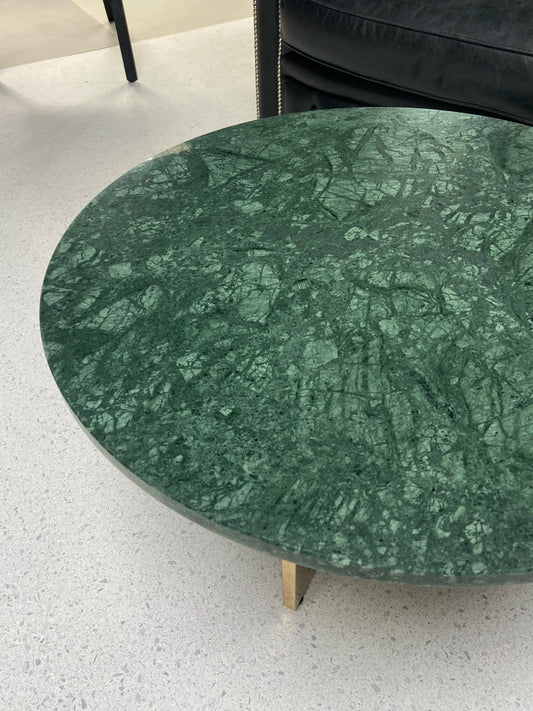 Marmer Verde Guatemala - Rond Tafelblad ø70cm