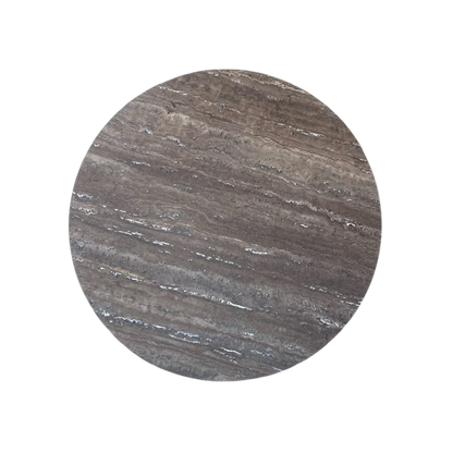 Travertin Titanium - Rond Tafelblad ø60cm