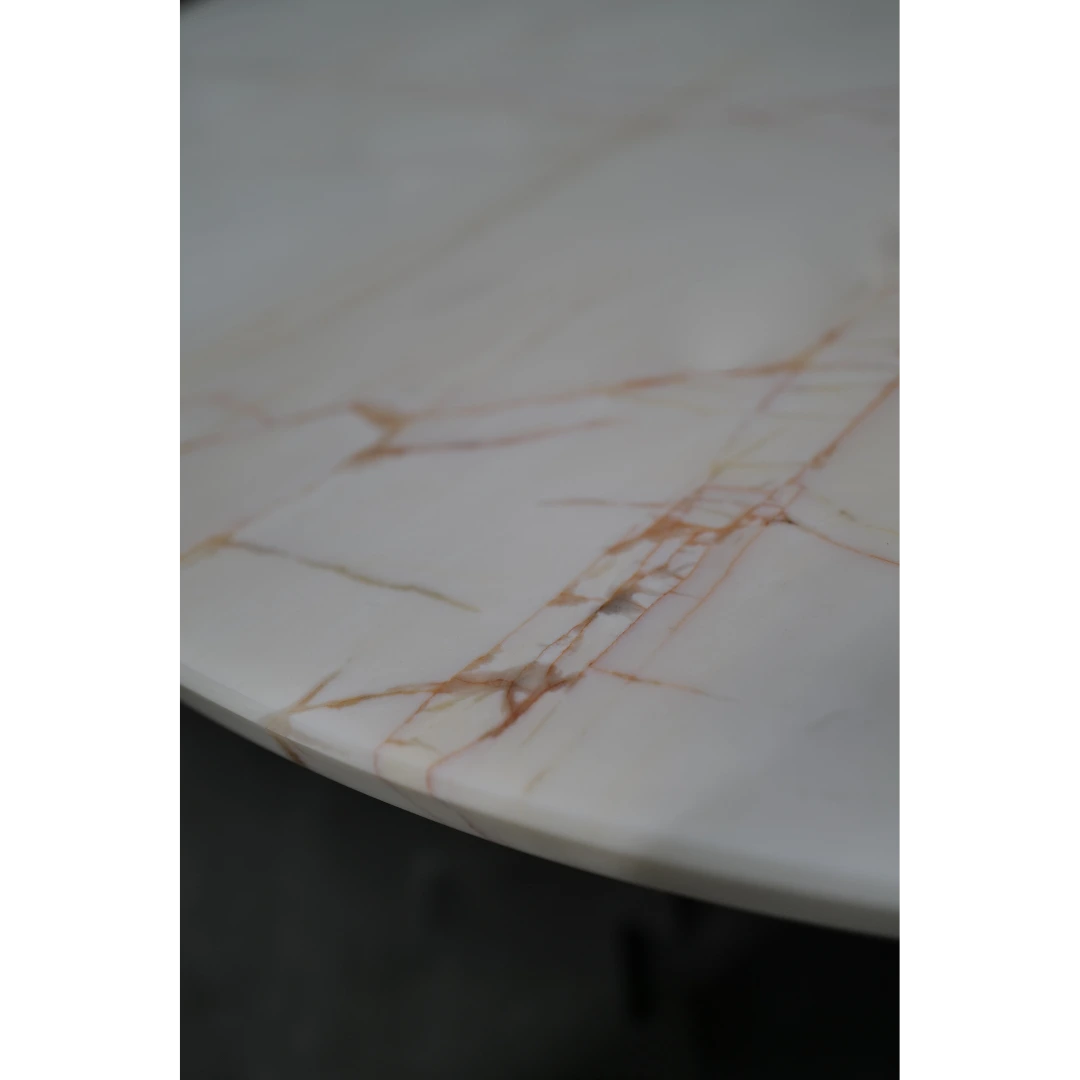 Marmer Golden Spider - Rond Tafelblad ø80cm