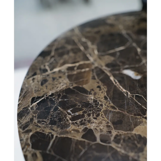 Marmer Emperador Dark - Rond Tafelblad 55cm