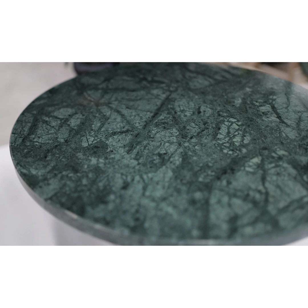 Marmer Verde Guatemala - Rond Tafelblad 48cm