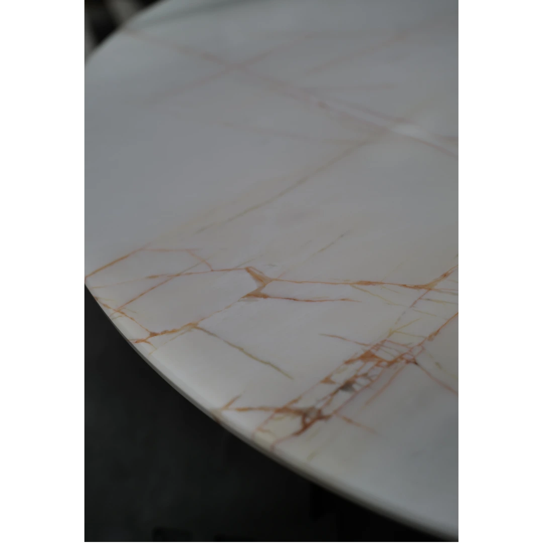 Marmer Golden Spider - Rond Tafelblad ø80cm