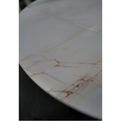 Marmer Golden Spider - Rond Tafelblad ø80cm