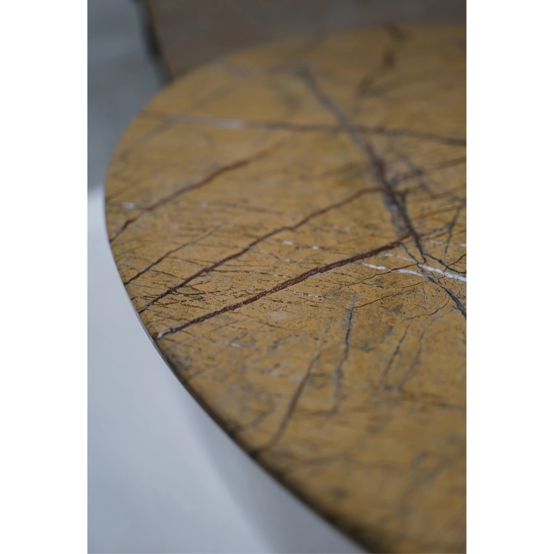 Marmer Rainforest - Rond Tafelblad ø80cm