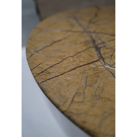 Marmer Rainforest - Rond Tafelblad 80cm