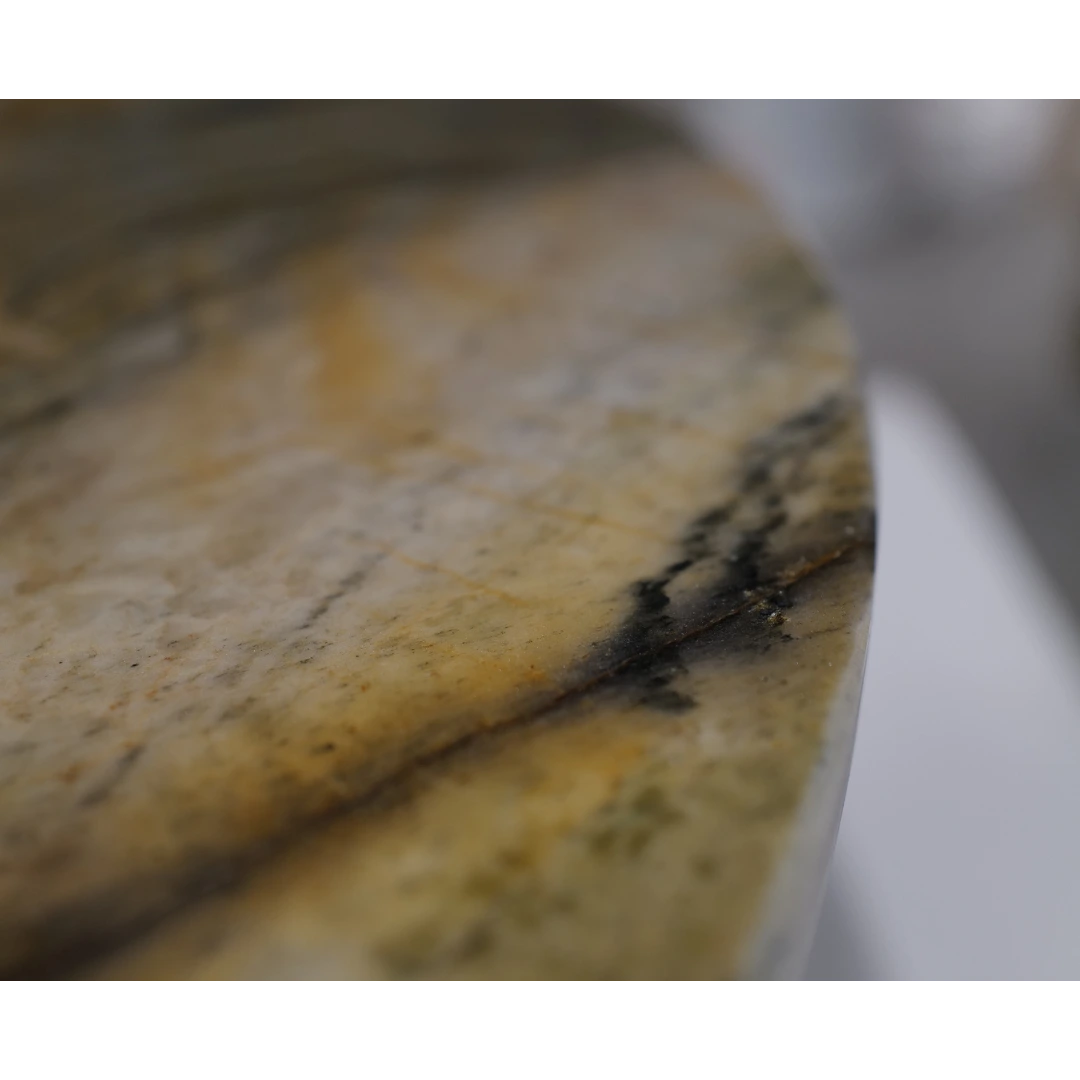 Kwartsiet Fusion Caravaggio - Rond Tafelblad ø68cm