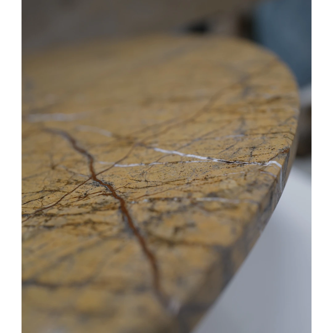 Marmer Rainforest - Rond Tafelblad ø80cm