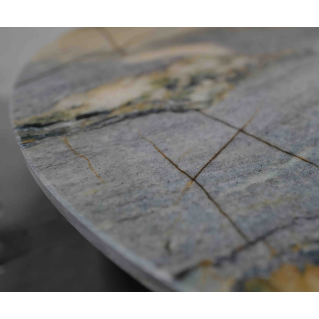 Kwartsiet Fusion Magma - Rond Tafelblad ø80cm