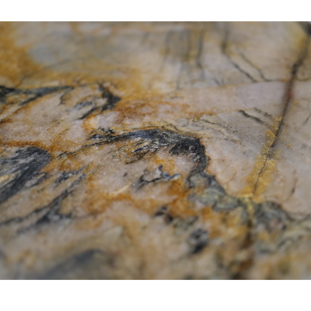 Kwartsiet Fusion Caravaggio - Rond Tafelblad ø68cm