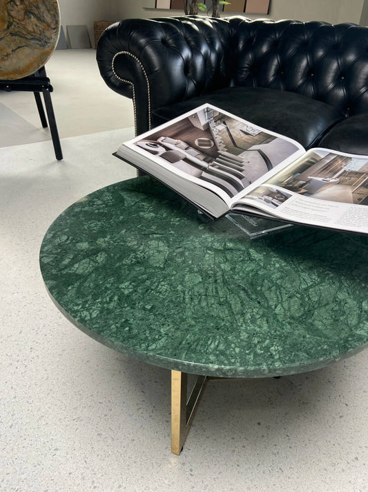 Marmer Verde Guatemala - Rond Tafelblad ø70cm