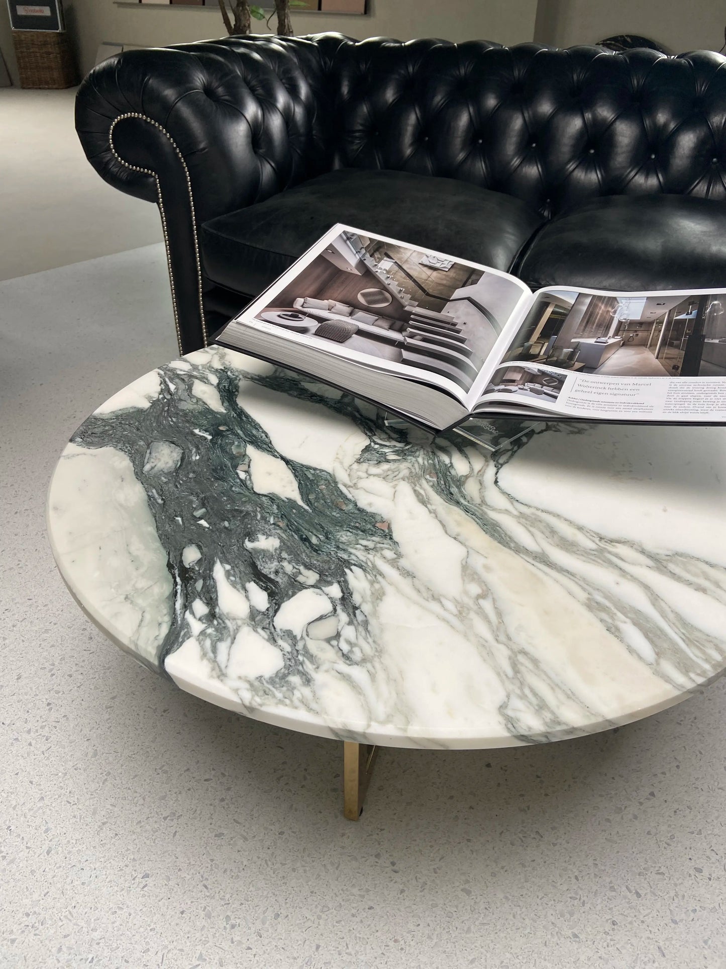 Marmer Arabescato Corchia - Rond Tafelblad ø83cm