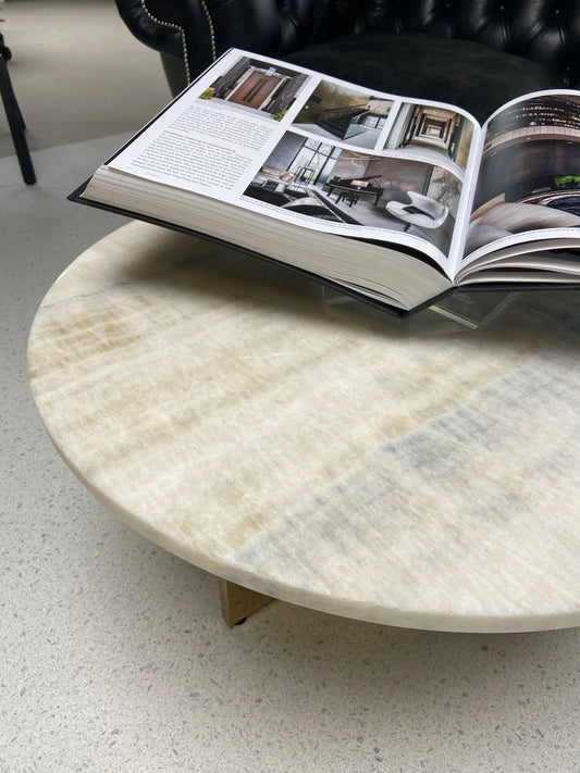 Onyx Ivory Classic - Rond Tafelblad ø70cm