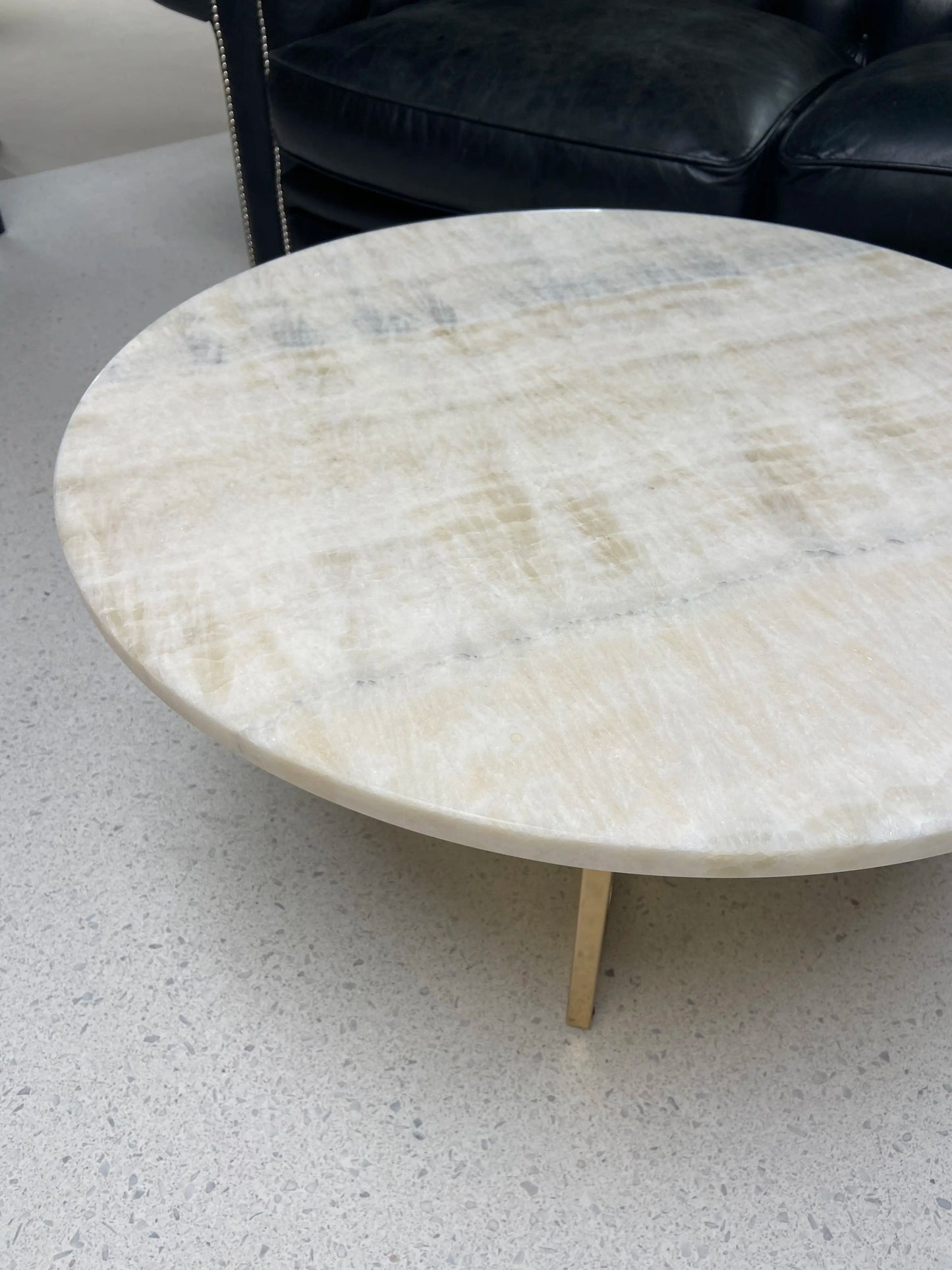 Onyx Ivory Classic - Rond Tafelblad ø70cm