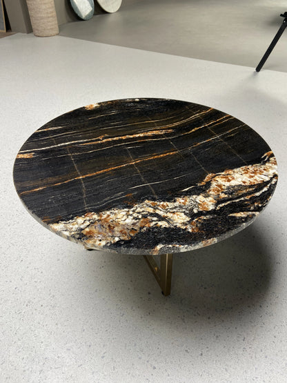 Kwartsiet Black Taurus - Rond Tafelblad ø70cm